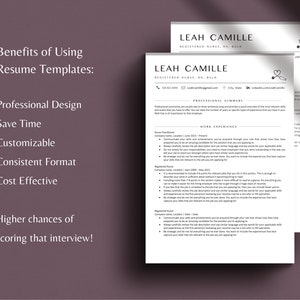 ATS Friendly Nurse Resume Template For Google Docs Resume Word Template Medical Assistants Resume Registered Nurse Practitioner Graduate CV
