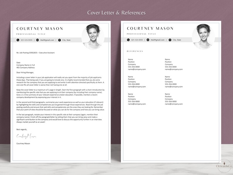 Resume Template Picture with Border Microsoft Word Resume 2 page Unique Design Resume Writing Tips Individuelle CV mit Foto ATS Friendly