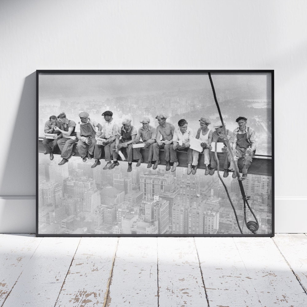 Lunch atop a Skyscraper, Poster Print, Digital Download