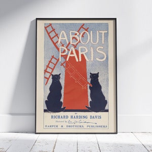 About Paris, Poster Print, Digital Download