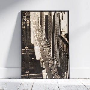 Séptima Avenida, Impresión Vintage, Descarga Digital