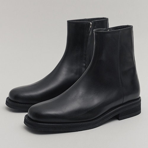 Mens zipped cheap chelsea boots