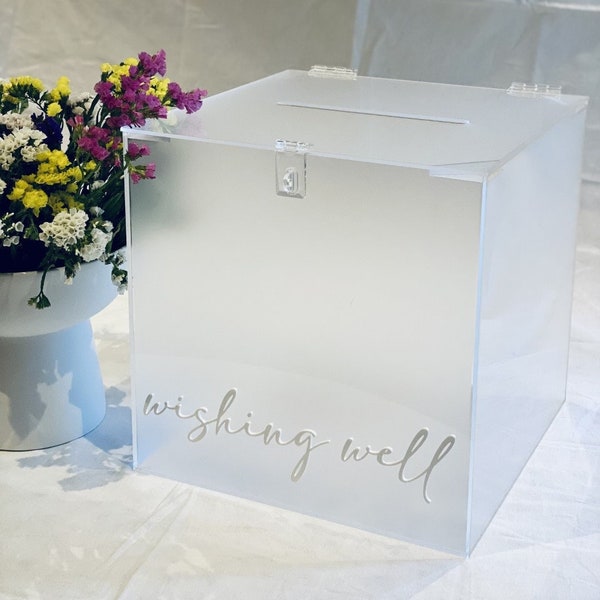 WISHING WELL HIRE | Vic Only | Wishing Well Box | Wishing Well | Card Box | Wedding | Engagement | Baby Shower | Christening | Event Hire