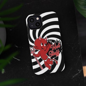 Etui na telefon Hot Stuff Burst | Little Devil Vintage Retro Cartoon Rockabilly iPhone 15/14/13/12/11 Samsung Galaxy S23/S22/S21 Plus Ultra