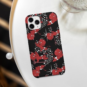 Etui na telefon Hot Stuff Print | Little Devil Vintage Retro Cartoon Rockabilly iPhone 15/14/13/12/11 Samsung Galaxy S23/S22/S21 Plus Ultra
