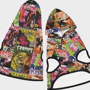The Cramps Pet Hoodie, Cats & Dogs | Psychobilly Horror Punk Rockabilly Alternative Music Band Poster Sweatshirts Tops Shirts Animal Gifts