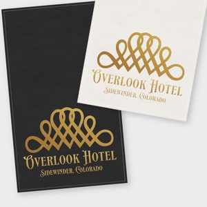 Overlook Hotel Kitchen Twill Towel | The Shining Jack Wendy Torrance Kubrick Horror Movie Goth Punk Bathroom Cooking Baking Tools Decor Gift