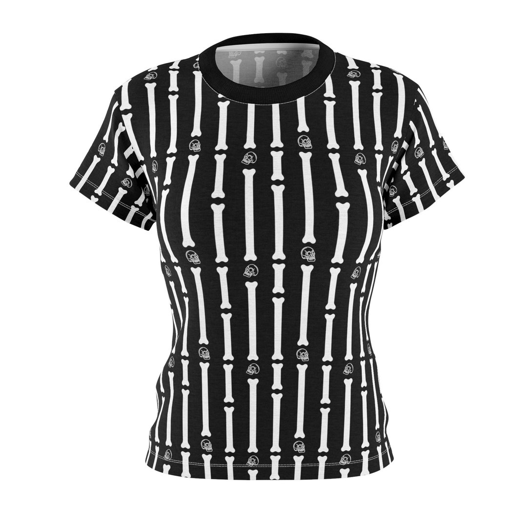T‑shirt Femme Halloween Sanglant - Déguisement Horreur, Style Tee‑shirt Taché De Sang - Tissu Doux, Lavable Machine - Pour Fête Déguisée