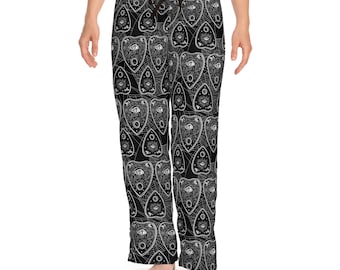 Ouija Spiderwebs Women's Men's Pajama Pants Witchy