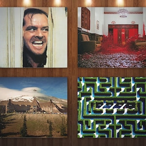 The Shining Canvas Gallery Wraps (1 Stück) | Horrorfilm Overlook Hotel Jack Wendy Torrance Badezimmer Hängen Wand Kunst Drucke Poster Wohnkultur