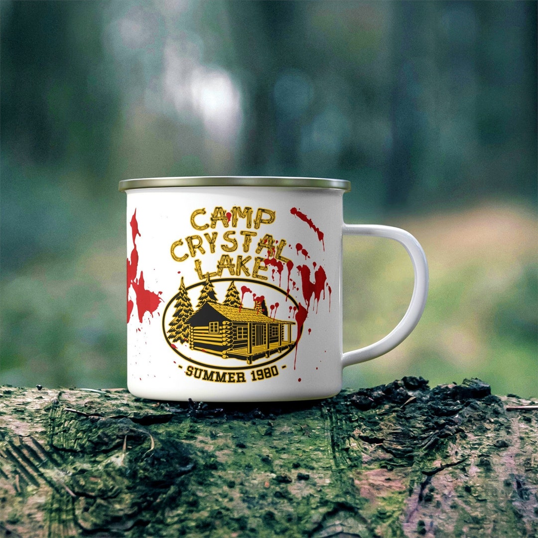 Bloody Camp Crystal Lake Enamel Camping Mug | Friday the 13th Jason  Voorhees Outdoor Travel Tea Coffee Cup Tumbler Fathers Day Gifts - Etsy