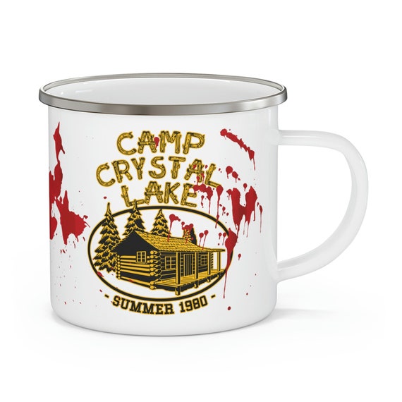 Bloody Camp Crystal Lake Enamel Camping Mug | Friday the 13th Jason  Voorhees Outdoor Travel Tea Coffee Cup Tumbler Fathers Day Gifts - Etsy