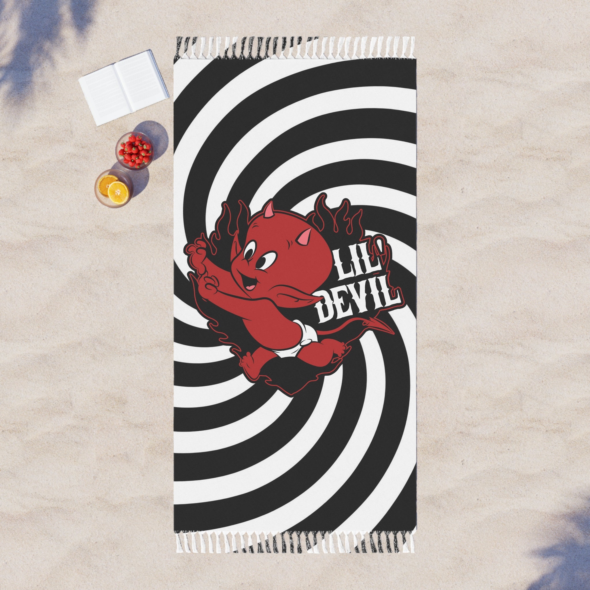 Hot Stuff Burst Beach Cloth | Little Devil Vintage Retro