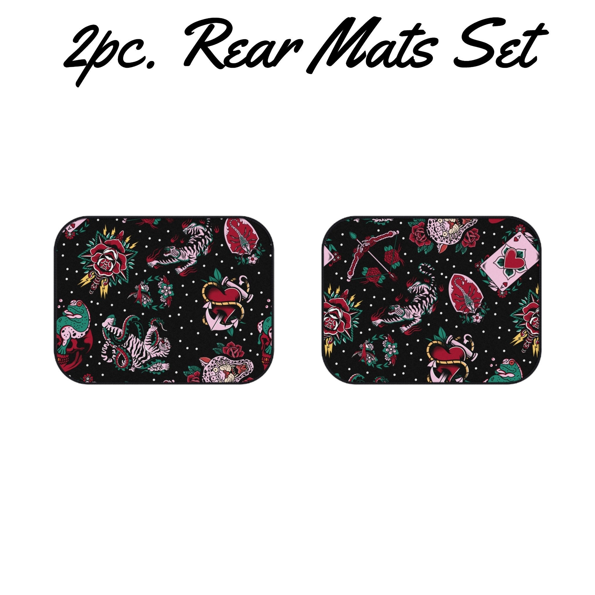 4 Piece Tribal Tattoo Design Floor Mats For Car SUV Vans - 2 - Foto 5