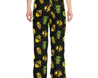 Monster Print Women's & Men's Pajama Pants | Horror Movie Monsters