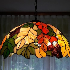 vitreous lamp Oak Leaf 50