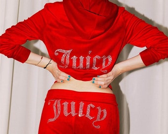 Juicy B!tch 2000s! 2-piece set Y2K - Fabric vest and jogging