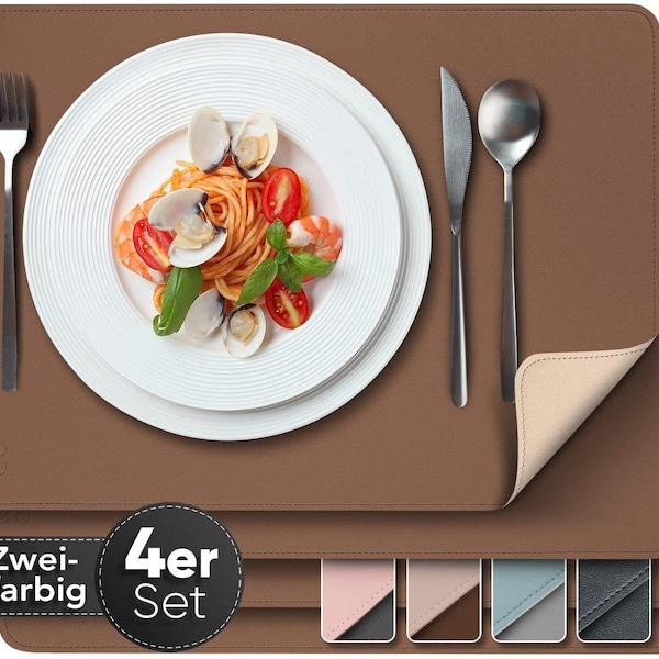 Leather Placemats Etsy