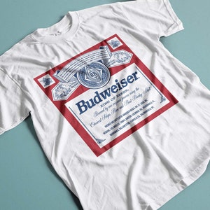 Officially Licensed Budweiser Beer Retro T Shirt Gift For Men, Women Unisex Shirt image 1