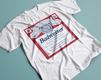 Officially Licensed Budweiser Beer Retro T Shirt Gift For Men, Women Unisex Shirt