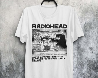 I have paper hear Radiohead Band  T shirt Gift for men, women Unisex T shirt