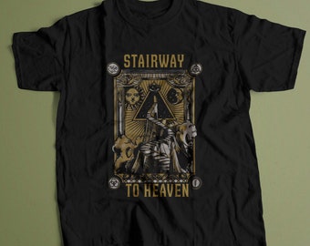 Stairway To Heaven T-Shirt Tee Funny heavy metal shirt Gift for men, women Unisex T shirt