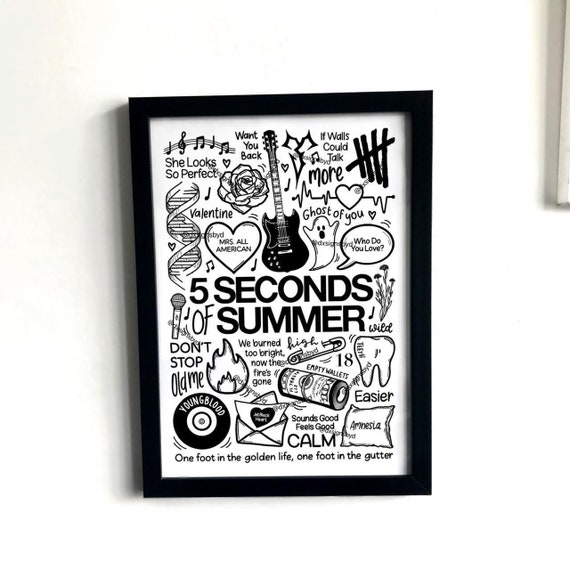 5 Seconds of Summer // 5SOS // Poster Print Merch Decor Wall Art ...