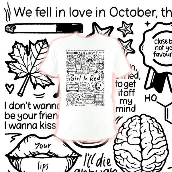 Girl in Red Merch Etsy UK