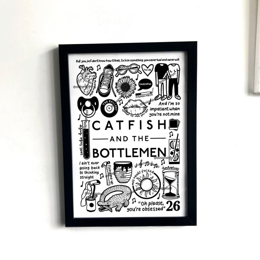 Catfish and the Bottlemen // CATB // Poster Print Merch Decor Wall Art Etsy UK