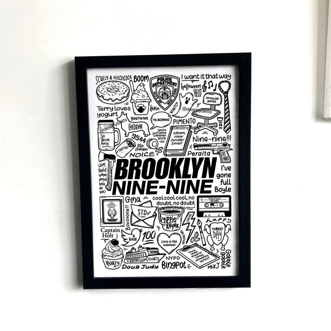 Brooklyn 99 // B99 // Poster Print Merch Decor Wall Art Etsy UK