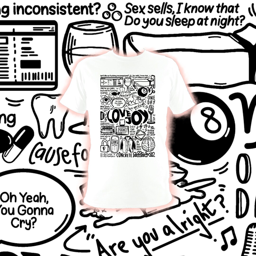 Lovejoy Band // Tee T Shirt Top Tshirt Etsy UK