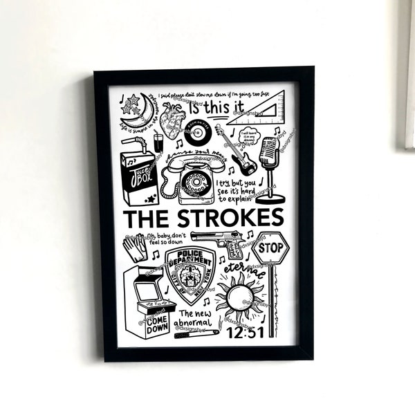 The Strokes Poster is This It Etsy
