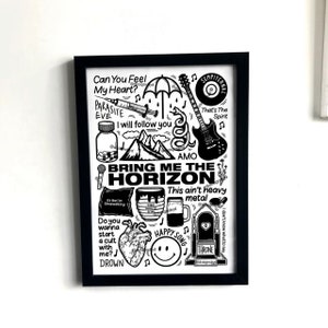 Bring Me The Horizon // BMTH // poster print merch decor wall art