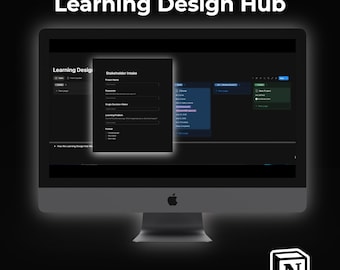 Instructional Design Notion Template, eLearning Project Management, L&D Operations Dashboard, SME Feedback Tracker, Course Creator Portal