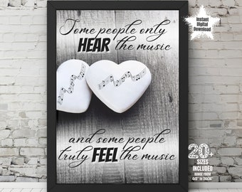 Music Poster, Music Wall Art, Music Quote Print, Music Therapy, Music Printable Artwork, Music Gift, Musician Gift, INSTANT DIGITAL DOWNLOAD