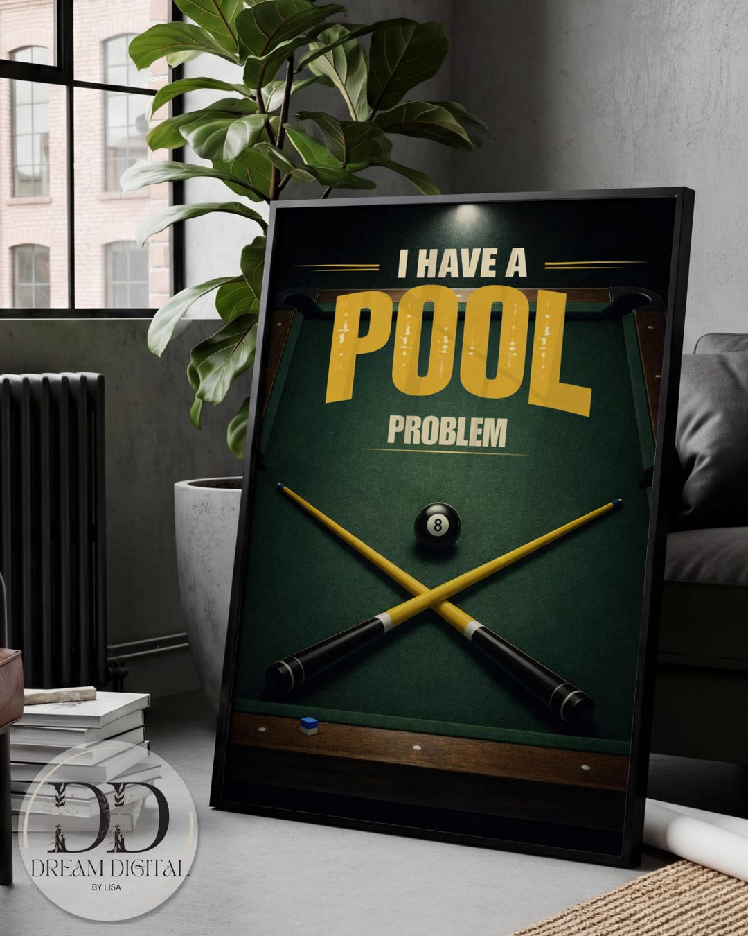 Pool Table Looking Sign Pool Table Room Sign Printable Poster, Billiards Sign, Sports Quotes ...