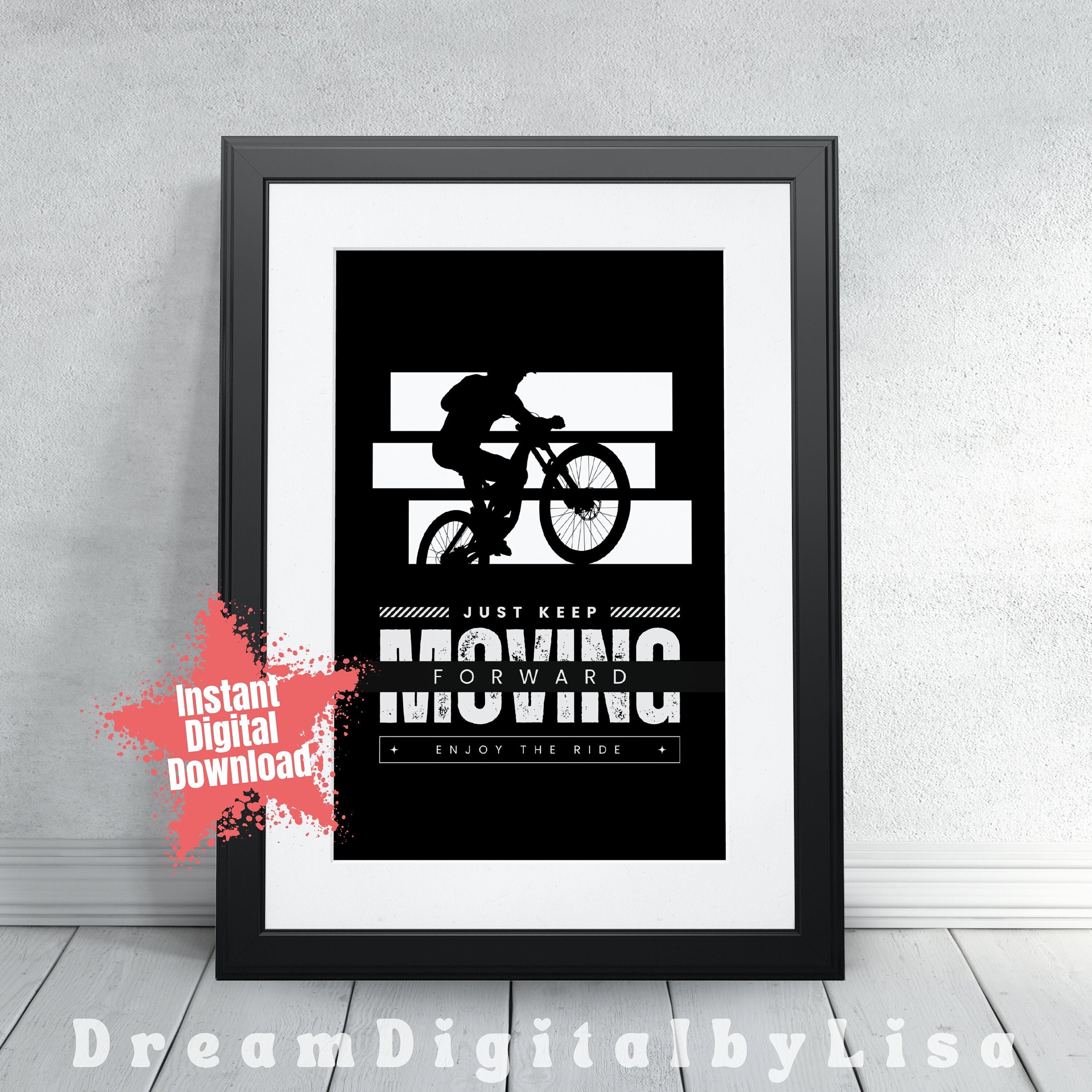 Fahrrad Poster Retro Leinwanddruck 50x70 Cm – Vintage Rennrad Design – Wanddekoration Ohne Rahmen