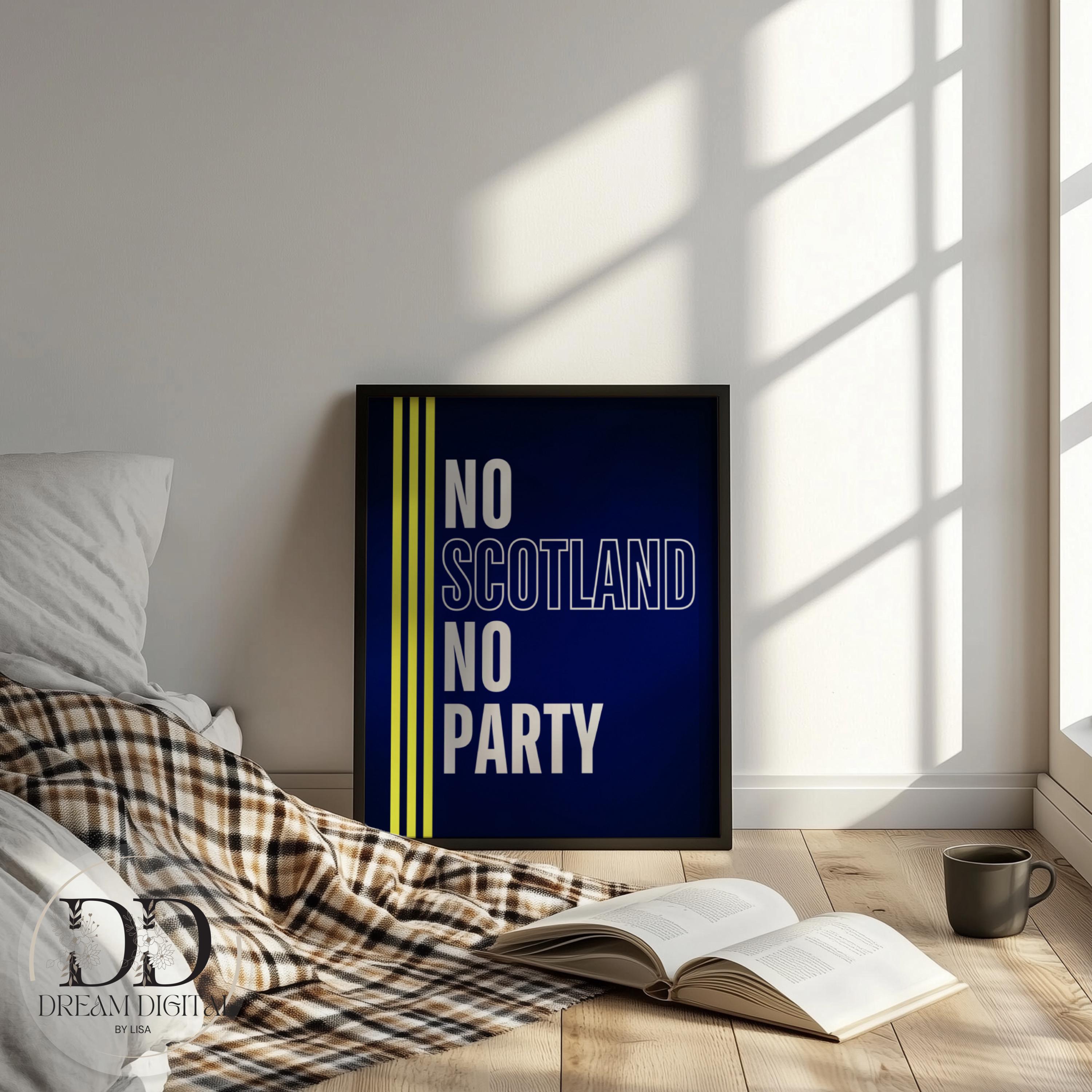 No Scotland No Party Printable World Cup 2026 Scottish Gifts Tartan no-scotland-no-party-printable-world-cup-2026-scottish-gifts-tartan