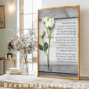 Remembrance Poem Gift Whispers of Love Sympathy Bereavement Funeral Poem Grief Memorial Family Loss Mourning Gift INSTANT DIGITAL DOWNLOAD