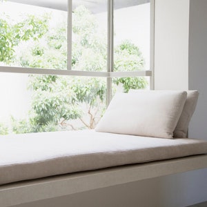 2&quot; Thick Custom Indoor Cushions With Foam, Window Seat Cushion, Daybed Cushions, Bench Cushions, Floor Cushion, Reading Nook Cushion