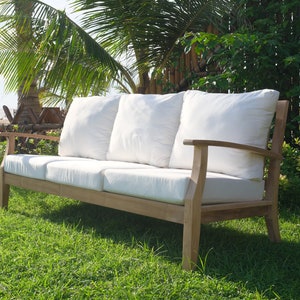 Cuscini per panca personalizzati spessi 4&quot; con spugne, cuscini per panca da giardino, cuscini per seduta personalizzati, cuscini impermeabili, cuscini di ricambio