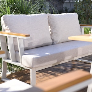 Custom Bench Cushion Cover, Replacement Cushion, Waterproof Garden Cushions, Outdoor Furniture Cushion Cover, Patio Cushions