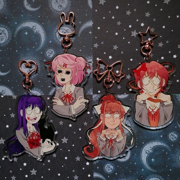 Doki Doki Literatur Club Acryl Charms