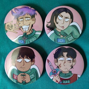 Thanos, Nam-Gyu, Min-Su & Myung-Gi Buttons