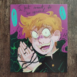 MP100 Reigen Arataka Age Swap AU Artprint