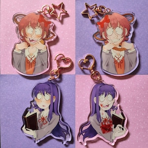 Doki Doki Literature Club double-sided Acrylic Charms