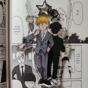 MP100 Reigen & Mob double-sided Acrylic Charm