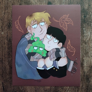 MP100 Reigen, Mob & Dimple Autumn Artprint