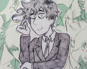 MP100 Reigen Arataka Sticker