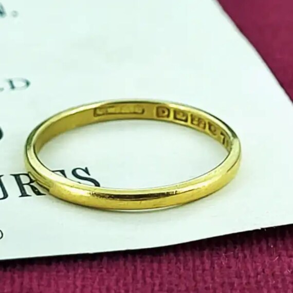 Second Hand 9ct Gold Kiss Cross Wedding Ring | RH Jewellers
